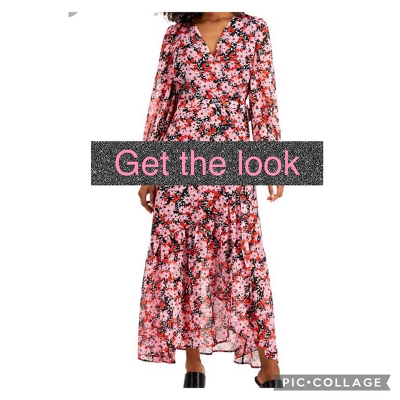 boutique by Macys | Dresses | New Red Floral Plus Size Maxi Dress From Macys  | Poshmark